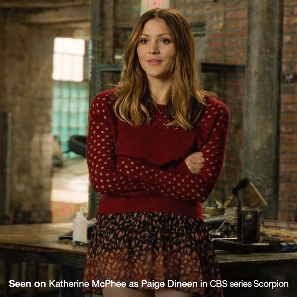 As Seen On Paige Dineen Scorpion Ditsy Floral Mini Skirt Katherine McPhee Y2K